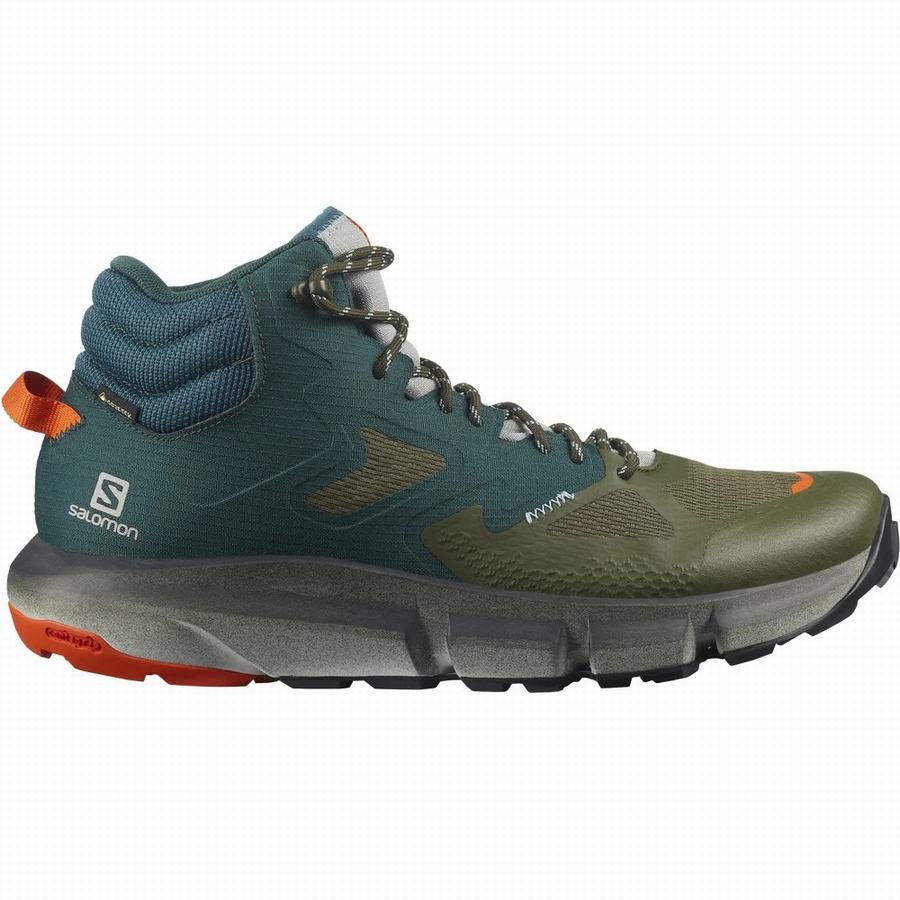 Salomon Predict Hike Mid Gore-tex Erkek Trekking Botu Yeşil/Zeytin Yeşili [PAJ985ZH]